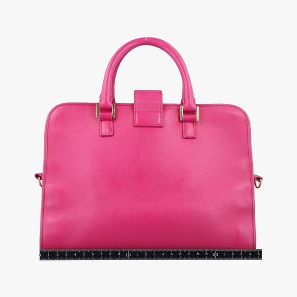 Yves Saint Laurentyves Saint Laurent Baby Cabas Su Rose Red Leather 372087 - Picture 2 of 10